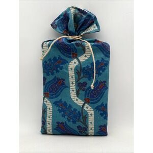 NEW Cabana Italy Topkapi Linen Tablecloth Blue Rectangular 95x100in (240x250 cm)